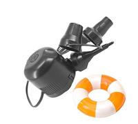 Air Mattress Pump Electric, 3.94 x 3.54 inches Quick-Fill with 3 Bozzles 220W | Pool Float Pump,for Rubber Boats Blow Up Cushion Couch Pool Floats Swimming Rings Ballons