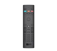 Air Mouse 4 en 1 de 2,4 GHz con Control de Voz Inteligente, 3 Modos Preestablecidos, Giroscopio de 6 Ejes, Controlador de Aprendizaje IR para Smart TV, Android TV Box, PC Todo en
