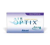Air Optix Aqua Multifocal Lentillas progresivas mensuales, Pack de 3, R 8.6 mm, D 14.2 mm, adición baja, -8.75 Diopt