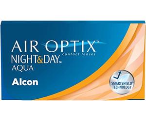Air Optix Night & Day Aqua lentes de contacto mensuales | 3 lentes | R 8.4 mm | D 13.8 mm | -01.75 dioptrías