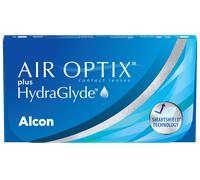 Alcon Lentes de contacto Air Optix plus HydraGlyde – Pack de 6, R 8.6 mm, D 14.2 mm, -10