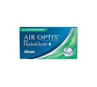 Air Optix plus HydraGlyde for Astigmatism Lentes de contacto tóricas de reemplazo mensual, Pack de 6, R 8.7 mm, D 14.5 mm, cilindro -1.25, eje 110, +2.25 Diopt