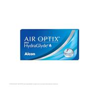 Air Optix plus HydraGlyde Lentes de contacto de reemplazo mensual, Pack de 6, R 8.6 mm, D 14.2 mm, +0.5 Diopt
