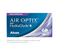 Air Optix plus HydraGlyde Multifocal Lentes de contacto progresivas de reemplazo mensual, Pack de 3, R 8.6 mm, D 14.2 mm, adición baja -2.25 Diopt