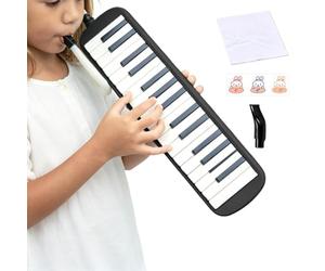 Air Piano - Teclado de percusión portátil de 32 teclas con tubo largo suave, piano de mano, para niños, hombres, educación, aula, hogar, viajes, adultos y adolescentes