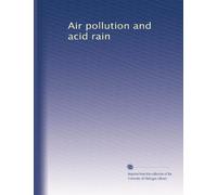 Air pollution and acid rain: Volume 2