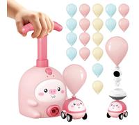 Air Powered Racer, Balloon Vehicle Launcher, Kids Motion Toy, Educational STEM Car Kit Physics Play Experiment Set for use Boys Girls Preschoolers Home Classroom School Bedroom Study Playroom