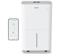 Air Pro Deshumidificador Digital 20L/dia - Aplicacion Wifi - Deposito Grande De 4L, Modo Reposo, Temporizador 24h Secado De Ropa, Dormitorio, Garaje Y Cocina - Eliminador Electrico Portatil De Moho