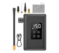 Air Pump For Inflatables - 4.25 x 2.64 x 1.57 Inches, Auto-Off Rechargeable With Pressure Gauge | Portable Bike Pump Electric Tire Inflator For Road Mountain Cycling Balloon Pool Toys Home Camping Out