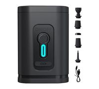 Air Pump For Pool Inflatables - Rechargeable Air Pump, Electric Pump For Inflatables, Electric Yoga Fitness Ball Storage Bag Air Suction Pump with 5 Nozzles
