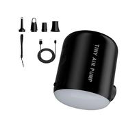 Air Pump - Pool Pump | Inflator portátil con luz LED para botes inflables, recargable Swimming Pool Inflator Outdoor Equipment 2200mAh Inflation Blow Tool for Home Travel, Picnics