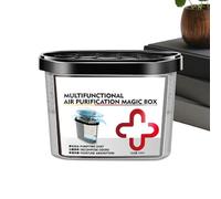 Air Purifier Box - Portable Non-Electric Moisture Control, 500ML Plant-Based Air Purifier with Automatic Dust, Odor, and Moisture Removal | Multifunctional Humidity Absorber for Home, Pet Area