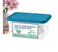 Air Purifying Dust Collector, Self-Cleaning Indoor Freshener Device, Automatic Odor-Removing Box for Home, Bathroom, Closet, Car, Pet Area, Bedroom, Kitchen, Long-Lasting Air Cleaning Solution