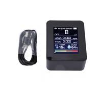 Air Quality Detector 5 in 1 Environmental Assessment Monitor for HCHO TVOC CO2 Temperature Humidity Detection