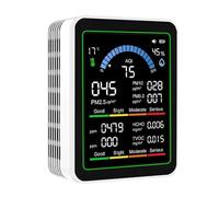 Air Quality Monitor | Portable Indoor Air Detector Quality Tester | Portable Sensor Meter Device for Bedroom Room House Office Indoor Outdoor Environments