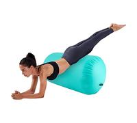 Air Roll - Rodillo inflable con bomba, rollo de yoga, plegable, 100 x 80 cm, para hogares, gimnasios, estudios de yoga