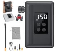 Air Rush Electric Pump, Portable Lightweight, Fast Automatic Inflation, Mini Electric Bike Tire Inflator, Accurate Pressure Measurement, Smart Sensor Chip, for Road Bike, Mountain Bike (1 pc)