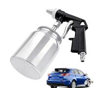 Air Sand, Leak-Proof Portable Sand Guun Kit, Heavy Duty Action Pneumatic Palm Sander Car, High-Pressure Car Accessories, Pneumatic Rust Remover For Paint Wood Stains Rust Removal