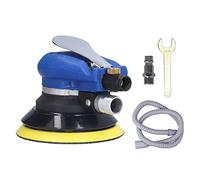 Air Sander Pneumatic Polcheer Orbital Grinder de 5 pulgadas Vacú alta velocidad 10000 rpm Pulido de molienda de lijado eficiente para acero de aleación de carpintería automotriz (Yo estilo)