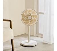 AIR STAND 3D - Ventilador De Pie Con Oscilación 3D 30W Ultrasilencioso Blanco Roto