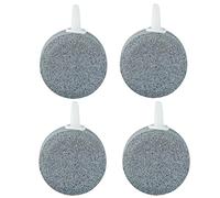 Air Stone para Pecera, 4 PCS 4 cm Placa de Aireador de Disco de Piedra de Burbujas de Aire Acuario Airstone Difusor de Burbujas Airstones para Cubos Tanques de Peces Estanques Sistema de Circulación