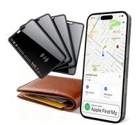 Air Tag Card Wallet Tracker Ultradelgado 2.3mm, Recargable Smart Bluetooth Localizador Compatible con Apple Buscar (Sólo iOS), Rastreador Buscador para Cartera, Maletas, Pasaporte, IP68 Impermeable