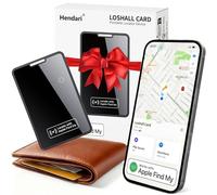 Air Tag Card Wallet Tracker Ultradelgado 2.3mm, Recargable Smart Bluetooth Localizador Compatible con Apple Buscar (Sólo iOS), Rastreador Buscador para Cartera,Pasaporte, Maletas, IP68 Impermeable