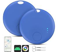 Air Tracker Android, 2 PCS Smart Tracker Localizador Llaves Compatible con Encuentra Dispositivo (Solo Android), Bluetooth Tracker Tag Compatible para Cartera, Llaves, Mochilas