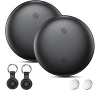 Air Tracker Android o iOS, 2 Unidades Android Smart Tracker Localizador de Llaves, Compatible con iOS Find My/Google Find Hub, rastreador de Teclas Bluetooth Smart Tracker para Llaves, Equipaje