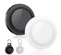Air Tracker Tag-2 Pack, Localizador GPS, Localizador de Objetos Bluetooth Compatible con Apple Search (sólo iOS), IP67 Impermeable, Batería Reemplazable, Llaves/Coche/Mochila/Cartera/Maletas Viaje