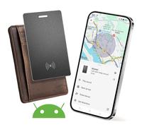 Air Tracker Tag Card Recargabilidad Tracker Ultradelgado, Bluetooth Smart Localizador Compatible con Google Buscar App (Solo Android), IP68 Impermeable, Buscador para Cartera, Maletas, Pasaporte