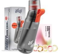 AIR UP® Botella Gen2 original Starter Pack con cápsulas 5 sabores I Botella de 600 ml con aromas sin azúcar I apta para lavavajillas, sin BPA I en gris
