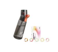 Air Up - Estuche de descubrimiento para botella Twist Pro con 5 pods I Gourde 1 L I Aromas sin azúcar I Apto para lavavajillas, sin BPA I. Color: gris