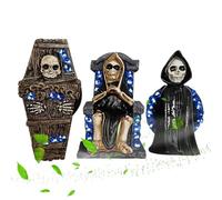 AIR -Vent - Clip de perfume de calavera - 40 G Hueso Dashboard desodorante