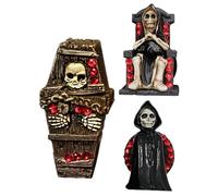 AIR -Vent - Clip de perfume de calavera - 40 G Hueso Dashboard desodorante para coche | Difusor de diseño de cráneo para el interior del coche, accesorio de decoración, refresco gótico para hombres y