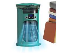 Air Ventilator, Humidifying Fan Desk, 3-Speed Cooling Device, Portable Lightweight Built-in LED Light, Compact Ideal for Dormitories, Bedrooms, Workplace, Camping Apartment Use