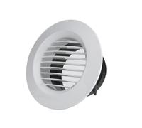 Air Vents Parts - ABS Polymer Material Extra Louvered Grille Cover Vent | Ceiling Air - Acondicionador de aire para salida de aire | Fresh System Exhaust Vents 75 mm 100 mm 125 mm 150 mm 200 mm para