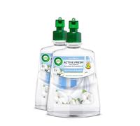 Air Wick Active Fresh Spray Automatico Sin Aerosol - 2 Recambios de ambientador para casa con Aroma a Aire Fresco & Algodón