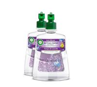 Air Wick Active Fresh Spray Automatico Sin Aerosol - 2 Recambios de ambientador para casa con Aroma a Campos de Lavanda, 2 veces más aceites esenciales