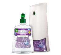 Air Wick Active Fresh Spray Automático Sin Aerosol - ambientador hogar neutralizador de olores con fragancia a Lavanda, 2 veces más aceites esenciales - Aparato difusor automático más recambio
