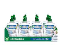 Air Wick Active Fresh Spray Automatico Sin Aerosol - Ambientador para casa con aroma a Algodón - Pack de 8 Recambios (228mlx8)