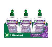 Air Wick Active Fresh Spray Automatico Sin Aerosol - Ambientador para casa con aroma a Lavanda - Pack de 3 Recambios (228mlx3)