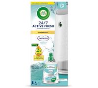 Air Wick Active Fresh Spray Automatico Sin Aerosol - Ambientador para casa con aroma a Nenuco - 1 aparato + 1 recambio