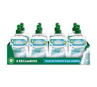 Air Wick Active Fresh Spray Automatico Sin Aerosol - Ambientador para casa con aroma a Brisa Marina - Pack de 8 Recambios (228mlx8)