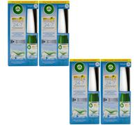 Air Wick Ambientador Automático Spray Algodón y Lila Blanca 4 x Set Inicial