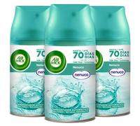 Air Wick Ambientador Freshmatic - Set Lote 3 Recambios, Ambientador para Casa, Diferentes Aromas, Neutraliza Malos Olores, Flor Frescor, Flores Blancas, Lirio de Luna, Nenuco, Oasis Turquesa, Delicias