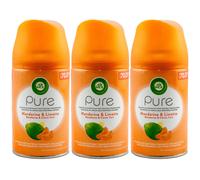 Air Wick Ambientador MANDARINA Y LIMÓN 3 x 250ml Spray Automático Recarga
