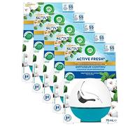 Air Wick Continus Active Fresh Cotton - Difusor de algodón (75 ml, 5 unidades)