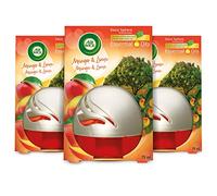 Air Wick Decosphere - Ambientador Casa Para Baño, Con Aroma A Mango Y Lima - Pack De 3