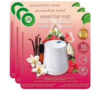 Difusor de aceites esenciales Essential Mist Vainilla y Frambuesa+ 1 Recambio Perfume Vainilla y Frambuesa 25 ML